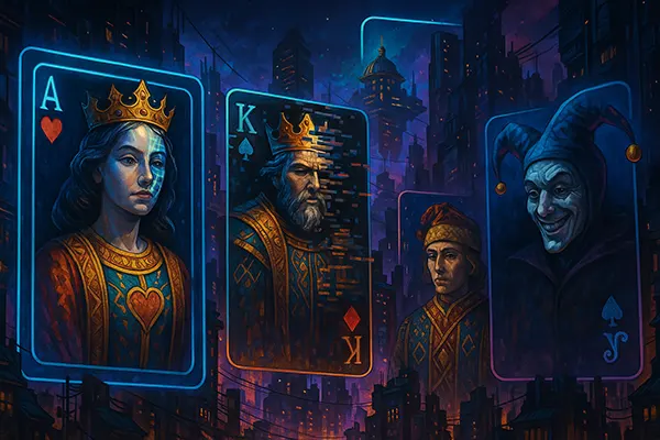 Simbolismo de cartas NFT