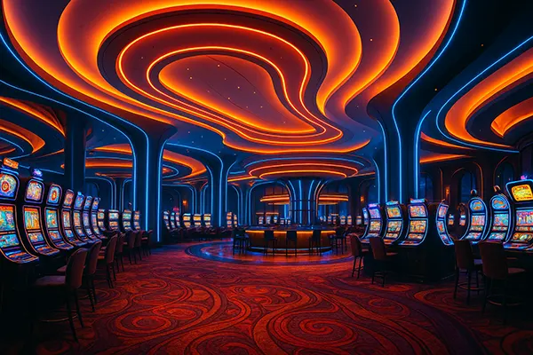 Iluminación artística de casino