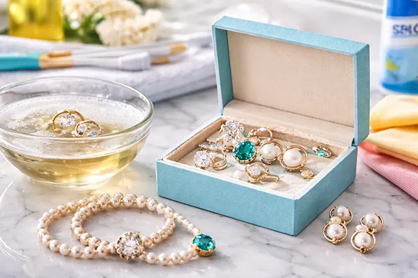 Steam cleaning jewellery