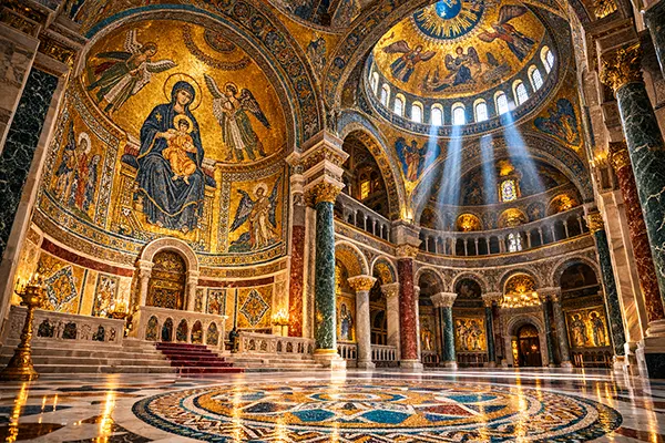 Ravenna church mosaic