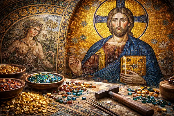 Ravenna church mosaic