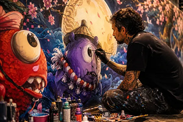Arte Yokai de Gonçalo MAR